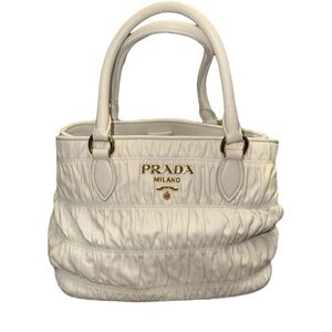 Prada Cream Women's Shoulder Bag
